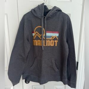 Men’s Marmot gray hoodie